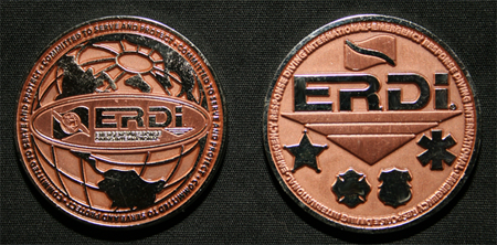 Emergency Response Diving International Challenge Coin, 360-991-2999